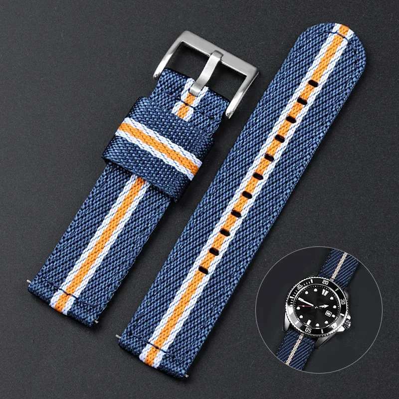Suede Strap Watch - Bracelet en Nylon à dégagement rapide