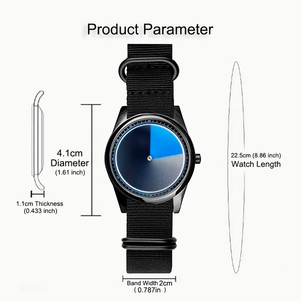 Montres de mode colorées et él - Canvas Strap Watch avis et prix