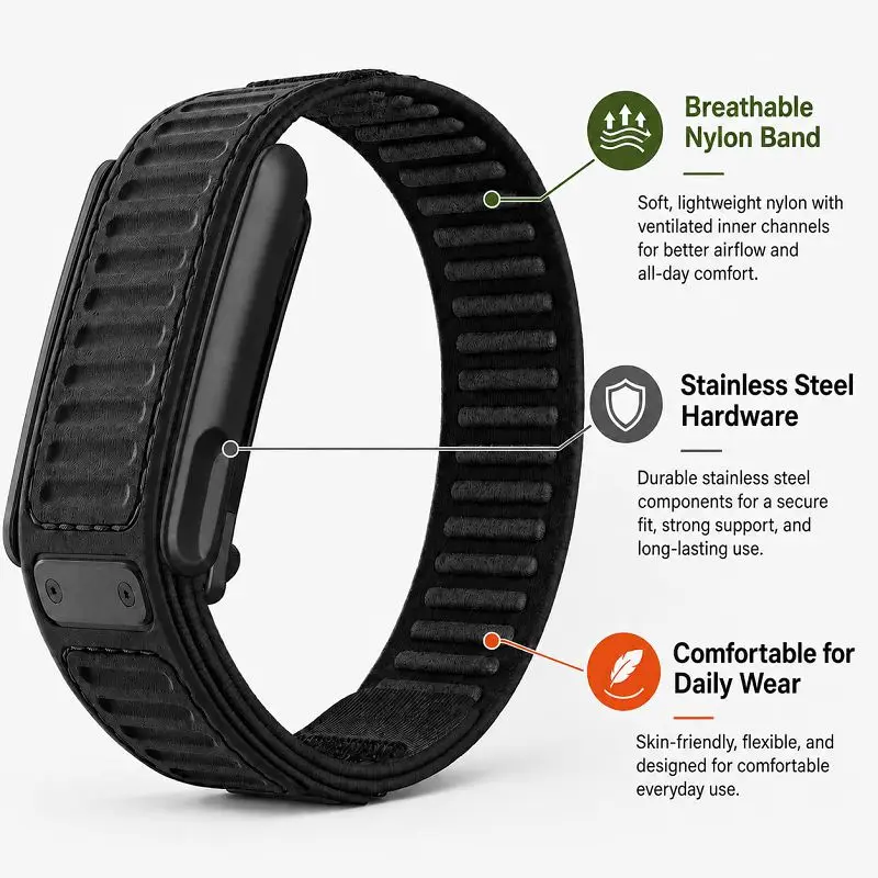 Bracelet de montre en nylon et - Sport Loop Velcro avis et prix