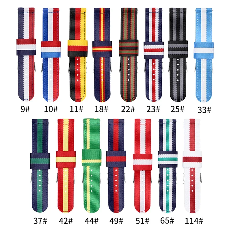 Bracelet en Nylon tissé 20mm 2 - Nato Strap Nylon avis et prix